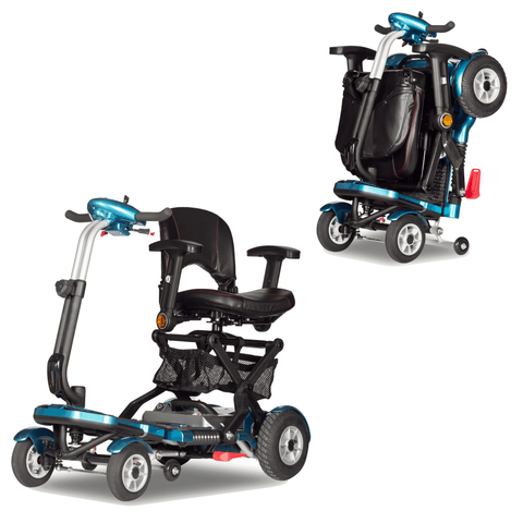 Why should I get a portable scooter with a swivel seat?