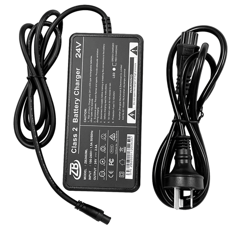 KD Companion Travel Lite Electric Wheelchair 24V 2Ah Lithium Battery Charger